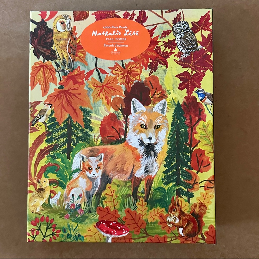 Artisan Fall Foxes by Nathalie Lete puzzle 1000 piece
